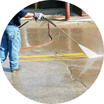 pressure washing